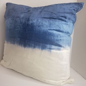 Royal Blue & White Pillow